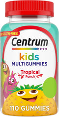 Centrum Kids Multivitamínico en Gomitas Sabor Tropical Punch, 110 Unidades