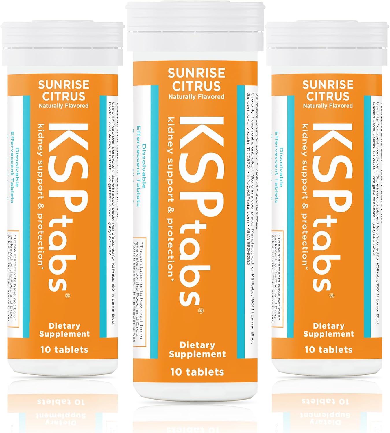 KSPtabs Pack de Prueba Salud Renal e Hidratación - 3 Comprimidos Efervescentes (Berry, Lima, Cítricos)
