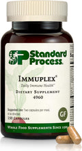Standard Process Immuplex - 150 Capsules, Daily Immune Support with Folate, Iron, Vitamin C and Vitamin A
