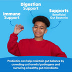 Feel Great Gominolas Probióticas Orgánicas para Niños - Sabor Fresa - 30 unidades