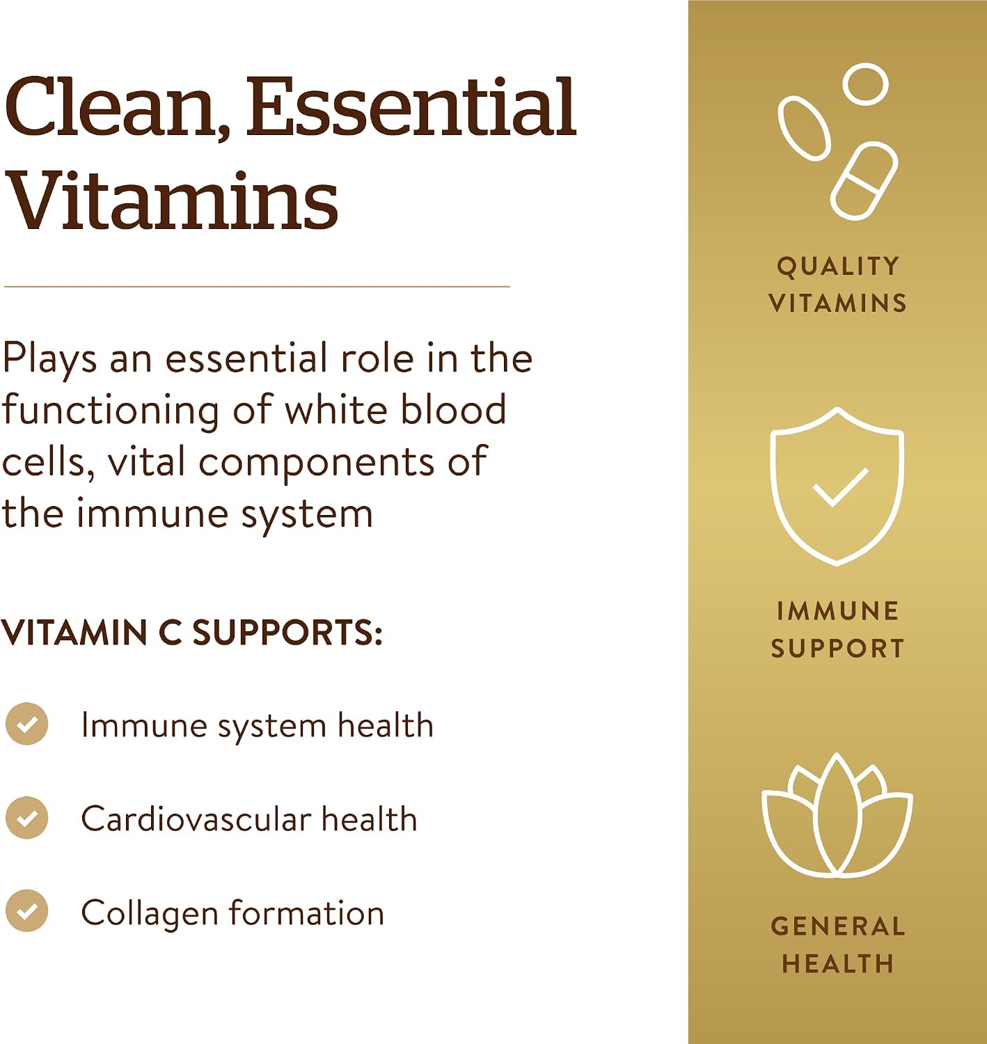 Solgar Vitamina C 500 mg, 100 Cápsulas Vegetales - Apoyo Inmunológico y Antioxidante