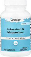 Vitacost Potassium & Magnesium, 200 Capsules