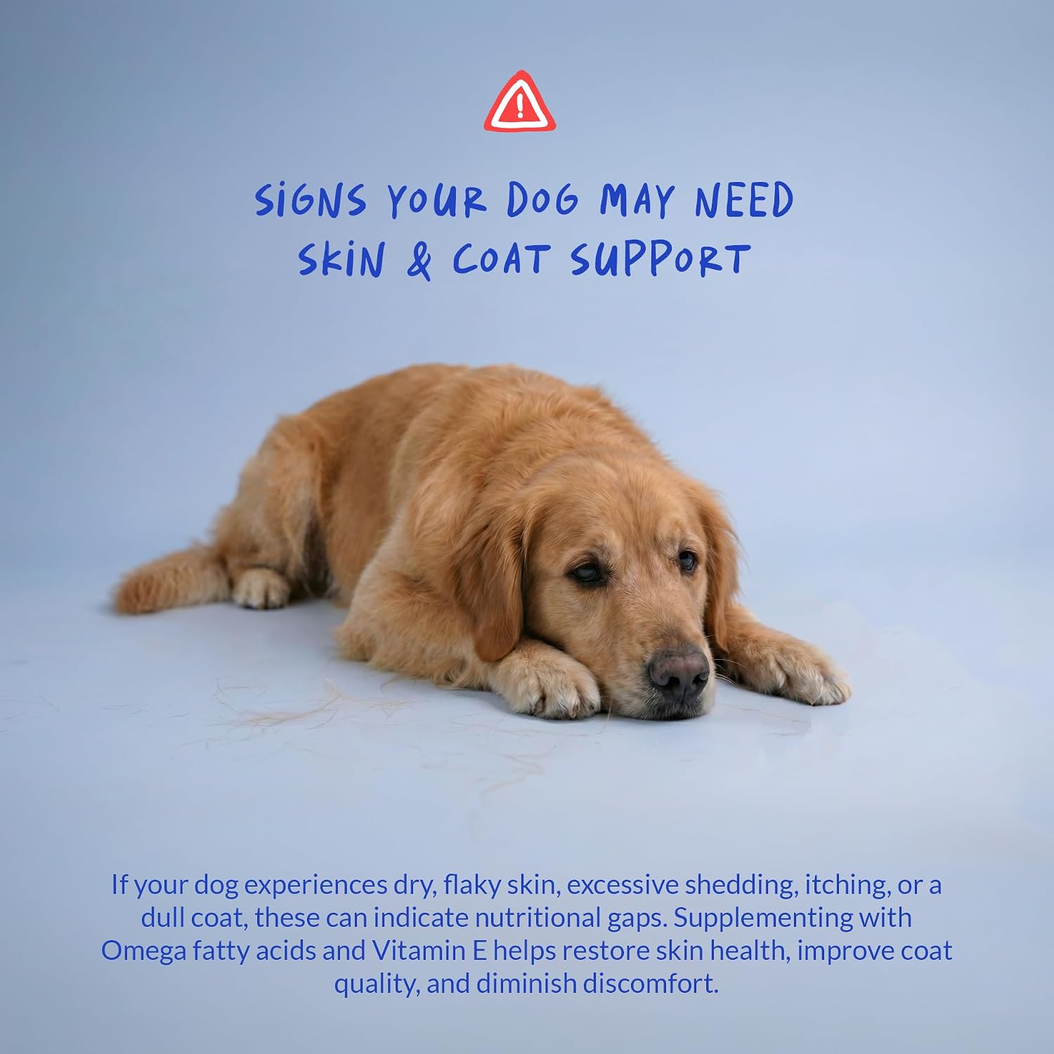 Omega 3 Fish Oil for Dogs 120 Tablets - Skin, Coat & Joint Support
