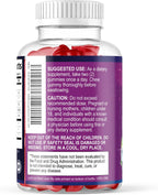 Energy Gummies - Vitamina B12 1000 mcg por ración - Gominolas energéticas diarias con cafeína natural del té verde, sabor a bayas - 120 gominolas