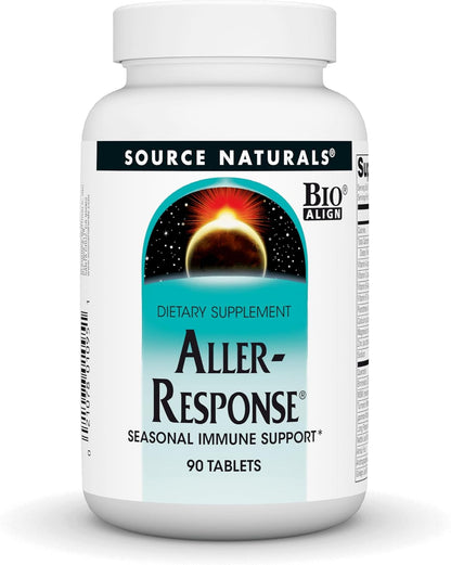 Source Naturals Aller-Response - Apoyo Inmunológico Estacional - 90 Comprimidos – Image 1