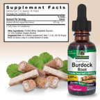 Nature's Answer Extracto de Raíz de Bardana con Alcohol Orgánico - 1oz (30ml)