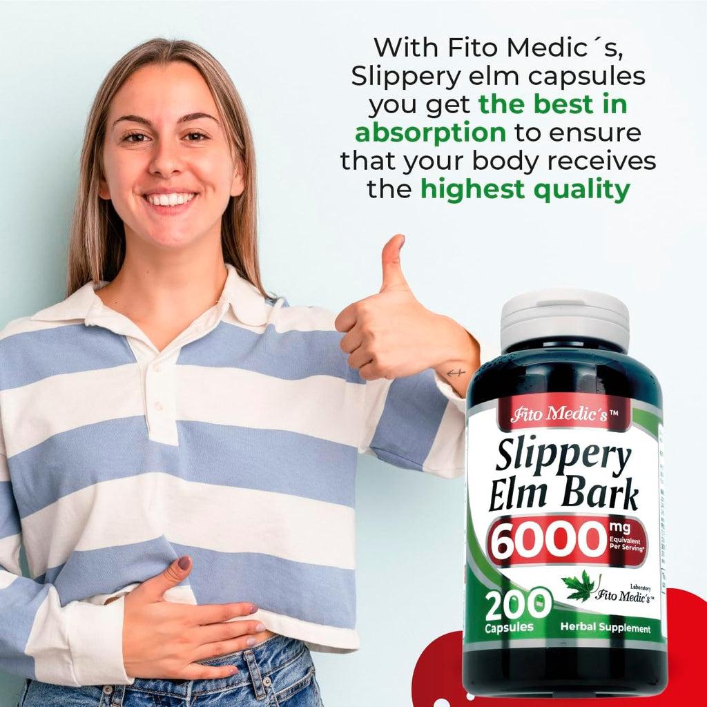 FITO MEDIC'S Lab Corteza de Olmo Americano, 200 Cápsulas, Suplemento Herbal