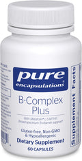 Pure Encapsulations B-Complex Plus - 60 cápsulas