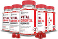 Justified Laboratories Vital Grow XL Gominolas de Vinagre de Manzana con Vitamina B12 - 1000 mg - Pack de 5 (150 porciones)