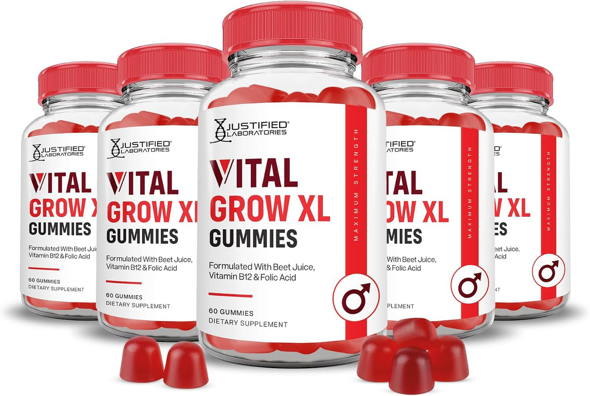 Justified Laboratories Vital Grow XL – Vinagre de manzana orgánico (con la madre): 1000 mg por porción. El vinagre – Image 1