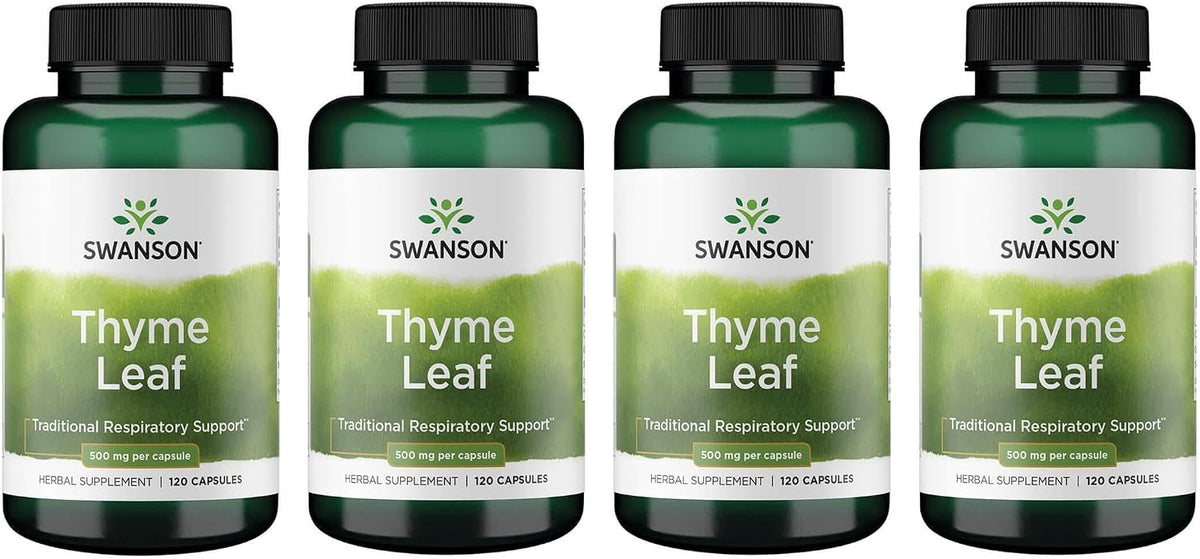 Swanson Hoja de Tomillo 500 mg - 120 – Uso previsto: Si buscas apoyar la salud respiratoria o digestiva, el – Image 8