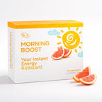 Dr. T Morning Boost – Fórmula Matutina – Sin Agua, Directo a la Boca – con Vitaminas C, B6, B12 y Extracto de Camu-Camu – Apoya Enfoque, Energía y Bienestar – Pomelo, 30 Packs