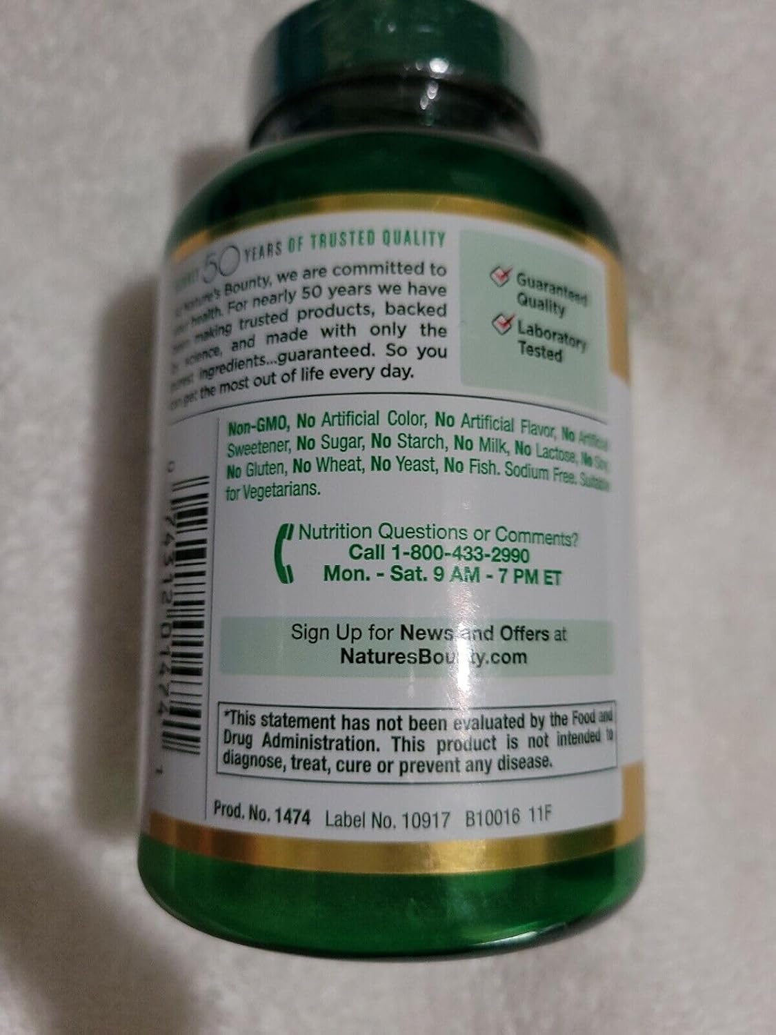 Nature's Bounty Vitamina C Pura 500 mg – 250 Comprimidos (Pack de 3)
