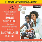 Airborne Vitamina C 1000 mg + Zinc – Comprimidos masticables sabor Frutos Rojos y Cítricos – 116 comprimidos