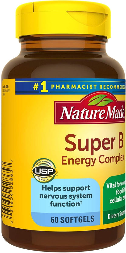 Nature Made Super B Energy Complex, 60 Cápsulas Blandas – Image 8