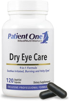 Patient One Dry Eye Care | Complemento para aliviar ojos secos e irritados | con Omega 3, GLA y más | 120 cápsulas