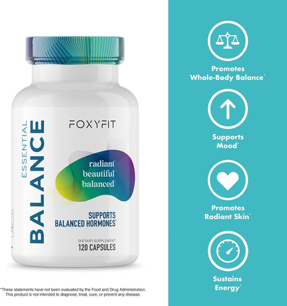 Essential Balance Apoyo Hormonal y Multivitamínico para Mujeres - Foxy Fit (30 Dosis) – Image 4