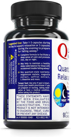 Quantum Relax and Slumber - Sleep Supplement with Magnesium Malate and L-Theanine, 90 capsules