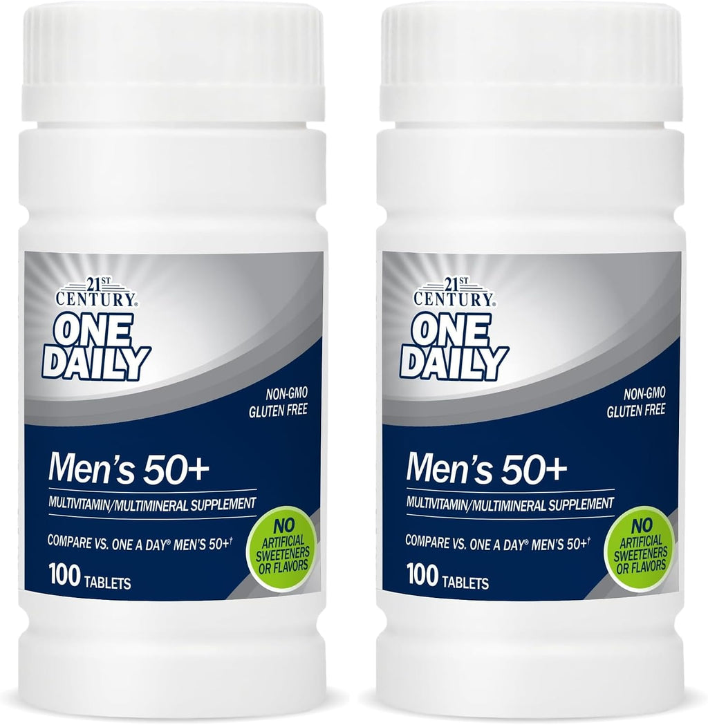 21st Century One Daily Men's 50+ Comprimidos, 100 Unidades