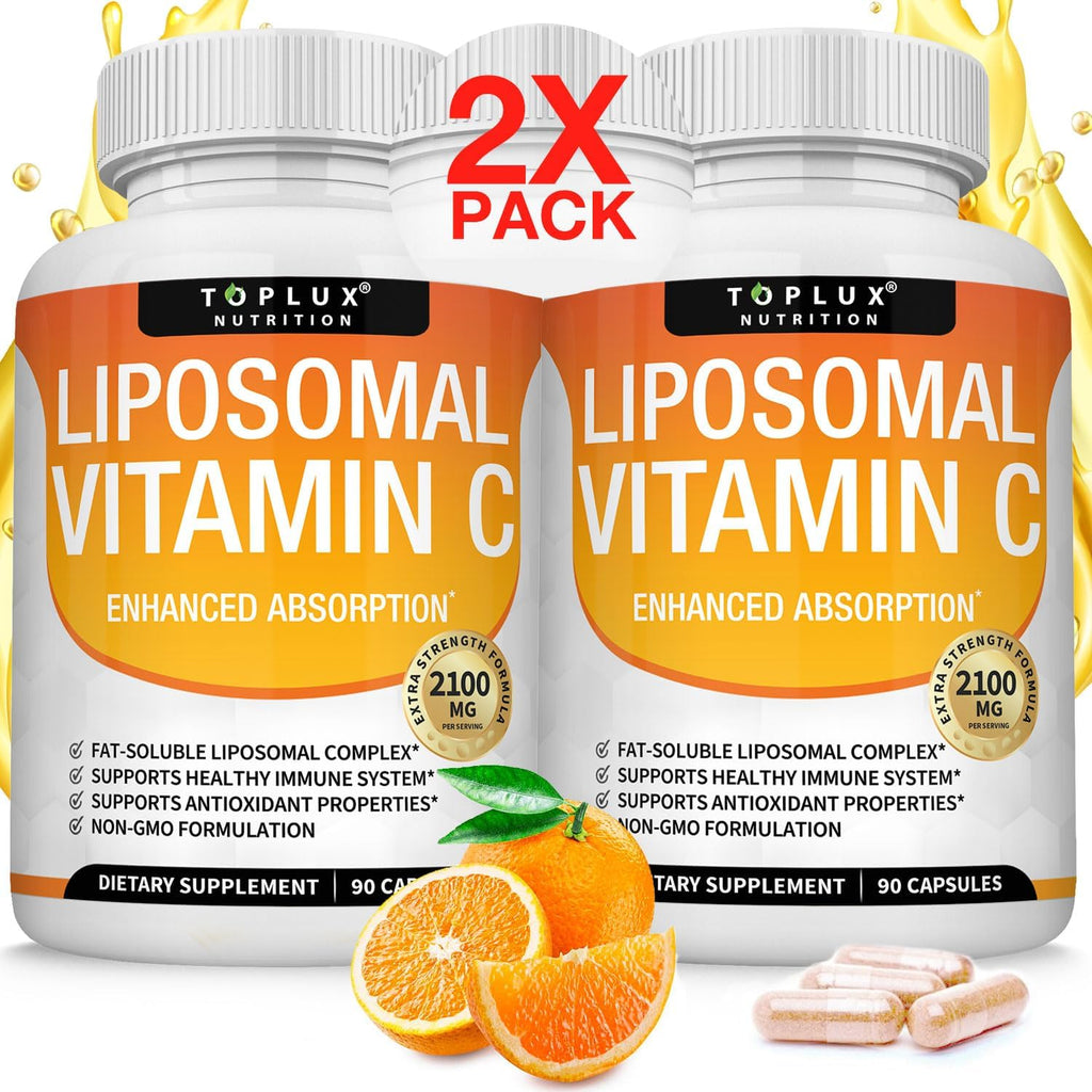Vitamina C Liposomal 2100 mg - Alta Absorción - Toplux