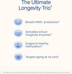 Liposomal NMN Pro Complete (90 Cápsulas) - Liposomal Uthever NMN, Trans-Resveratrol, TMG