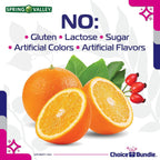 Choice Bundle Spring Valley Vitamina C 1000 mg con Escaramujo, 250 comprimidos + Guía y Pastillero