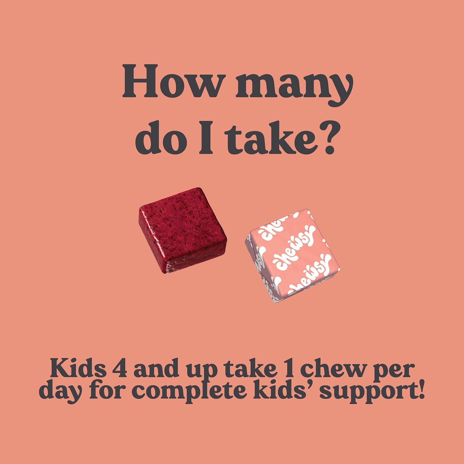 Chewsy Kids’ Multivitamin - Multivitamínico infantil masticable con probióticos y superalimentos