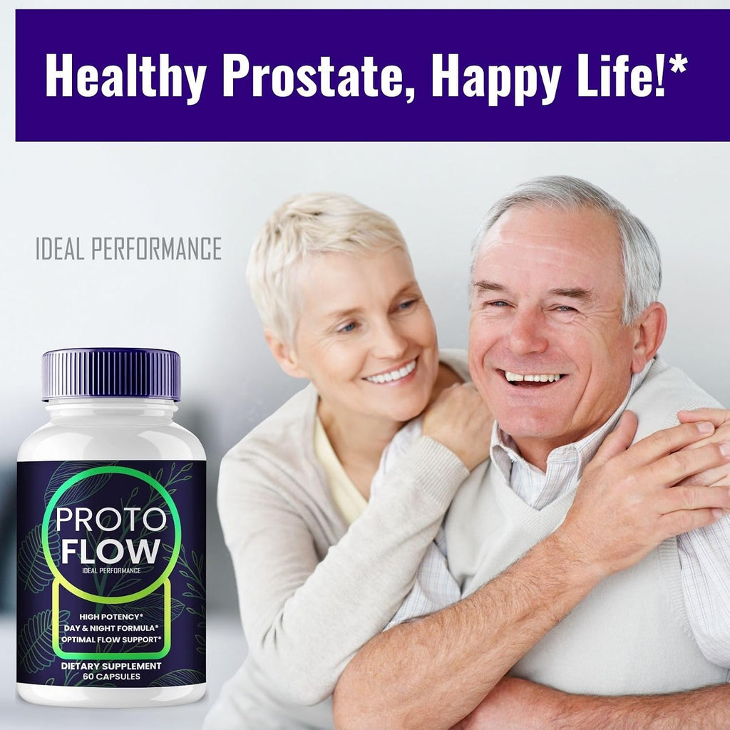 Proto Flow Cápsulas para la Próstata - Fórmula Avanzada Natural (2 Paquetes)