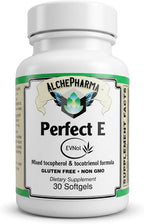 Perfect E - Patented EVNol® Brand tocotrienols Full Spectrum tocotrienol Complex w/Highest Ratio of Alpha, beta, Gamma, and Delta-tocotrienols (268mg - 400 IU) (30)