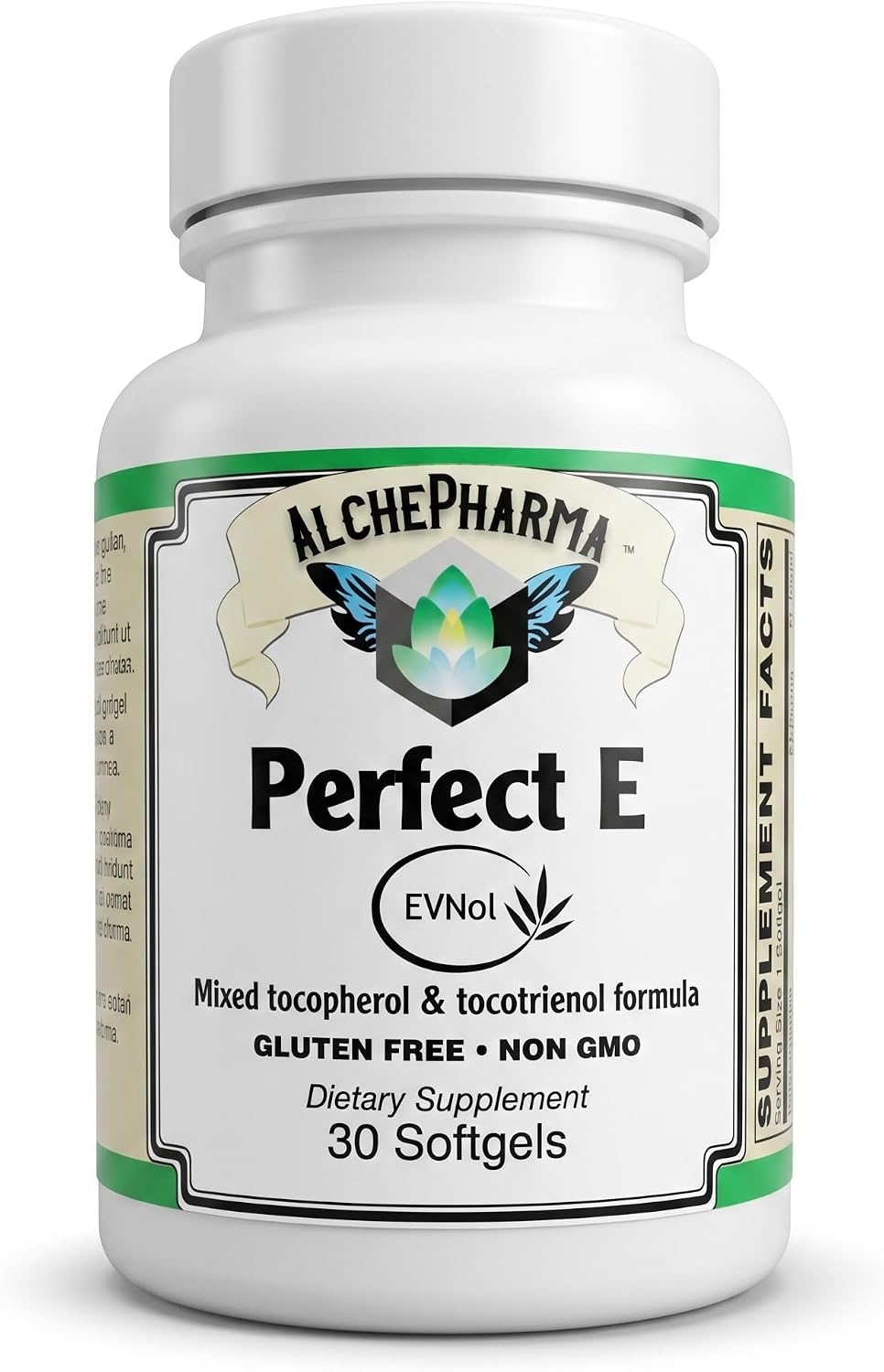 Perfect E - Patented EVNol® Brand tocotrienols Full Spectrum tocotrienol Complex w/Highest Ratio of Alpha, beta, Gamma, and Delta-tocotrienols (268mg - 400 IU) (30)