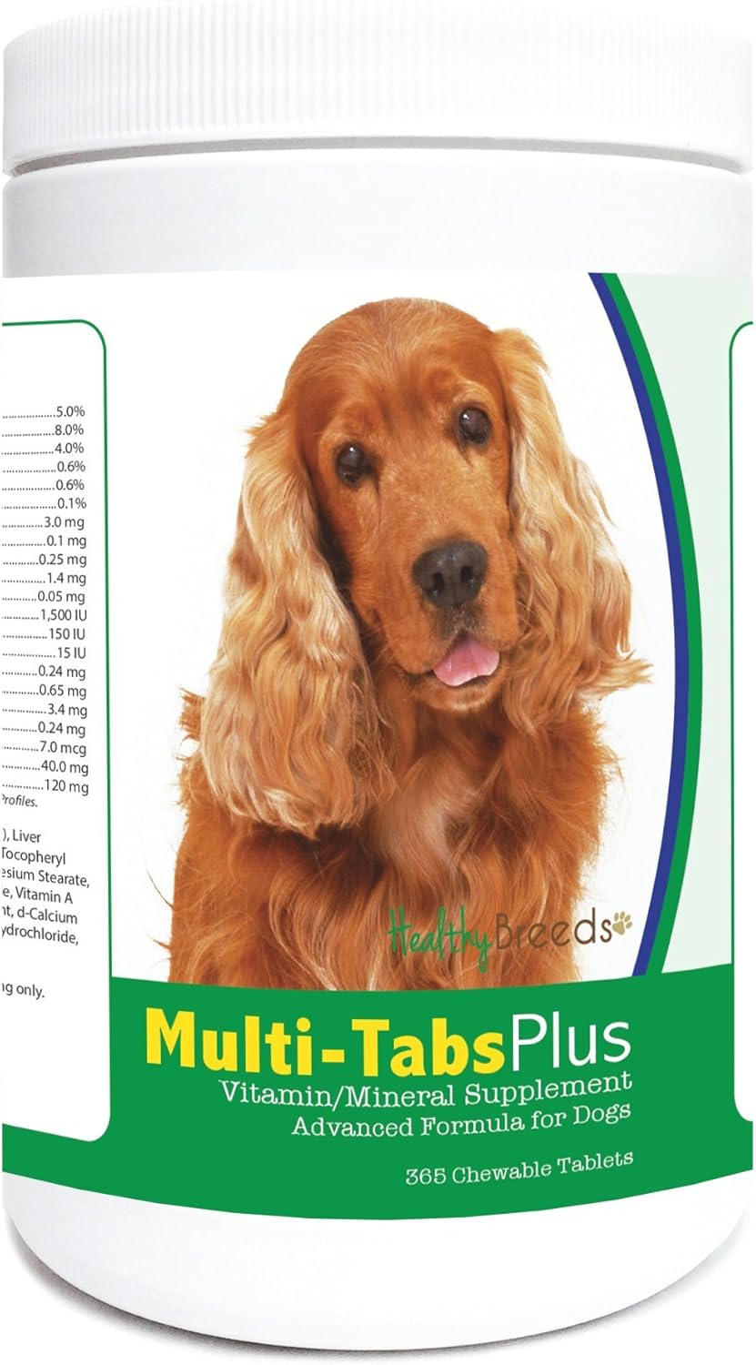 Healthy Breeds Multi-Tabs Plus Comprimidos Masticables para Perros 365 Unidades
