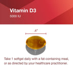 PROTOCOL FOR LIFE BALANCE - Vitamina D3 5000 UI - 120 Cápsulas Blandas