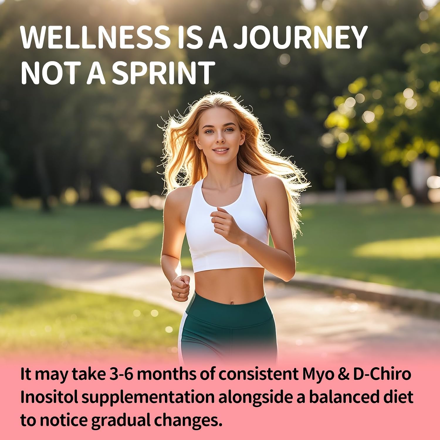 RUNICA Myo-Inositol & D-Chiro Inositol (40:1 Ratio) - 120 Cápsulas Veganas, Pack de 30 Días