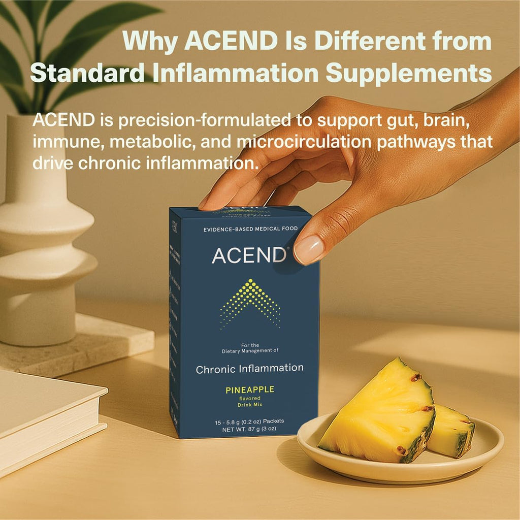 ACEND Advanced Inflammatory Support – Mezcla en Polvo con Polifenoles y Probióticos