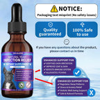 Tratamiento Natural contra Levaduras para Perros | Gotas con Probióticos y Mezcla de 8 Hierbas | Apoya Piel, Oídos y Alivio de Alergias | Sabor a Bacon