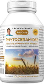 ANDREW LESSMAN Fitoceramidas con Biotina, 60 cápsulas blandas - Complemento alimenticio para el cuidado de la piel