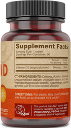 Deva Vegan Vitamins Vitamina D 800 IU - 90 Tabletas Veganas