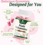 Gominolas de Biotina 5000 mcg con Vitaminas E y C - Nature's Nutrition