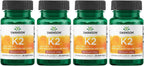 Swanson Vitamina K2 Natural (Menaquinona-7 de Natto) 50 mcg, 30 cápsulas blandas