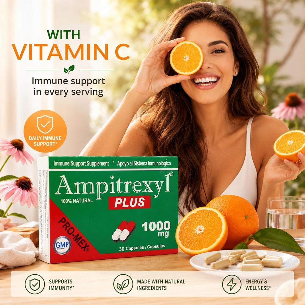 Ampitrexyl Plus Cápsulas Antioxidantes, 1000 mg, 30 unidades