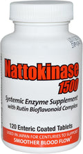 Nattokinase 1500 FU - Enzima Sistémica para Circulación Sanguínea - 120 Comprimidos