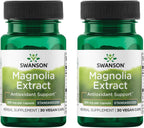 Swanson Magnolia Bark - 30 Veggie Capsules, 200mg