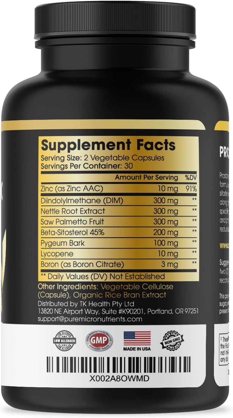 Pure Micronutrients Complejo Avanzado para la Próstata
