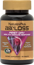 NaturesPlus AgeLoss First Day Healthy Immune Response - 90 Comprimidos - Vegetariano, Sin Gluten - 30 Dosis