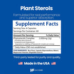 Healthfare Plant Sterols - 240 Cápsulas Veganas - Complejo de Beta-Sitosterol y Fitoesteroles