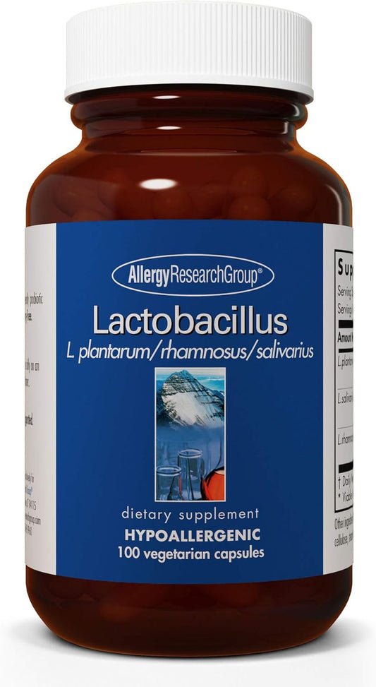 Allergy Research Group ARG Lactobacillus – Probiótico Multicepa, 100 Cápsulas