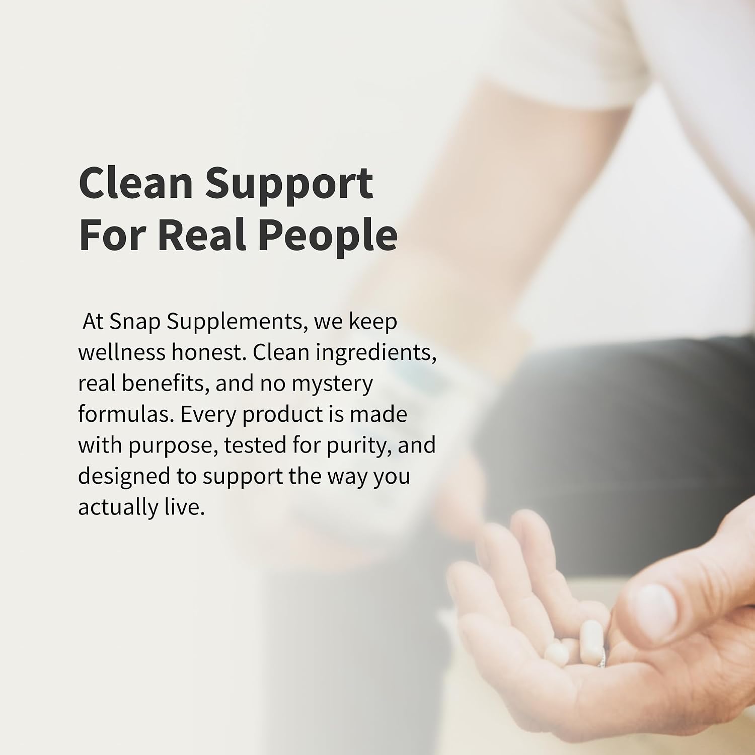 Snap Supplements Multivitamínico para Hombres – Vitaminas y Minerales Esenciales, 60 Cápsulas