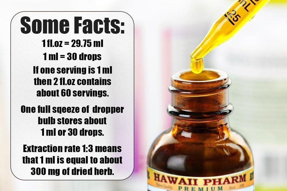 Hawaii Pharm Extracto Líquido de Mucuna sin Alcohol, Glicerita Artesanal 2x32 oz
