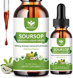 WOGORGT Gotas Líquidas de Soursop Graviola (4 Pack) - 1800mg por Dosis