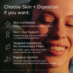 JSHealth Skin and Digestion Formula – Complemento para piel y digestión con Zinc, Bardana y Cúrcuma (60 Comprimidos)
